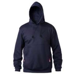 FR Fleece Hoodie - Navy Blue 10.5 oz. Indura UltraSoft Fabric